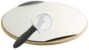 Камък за пица с алуминиева тава