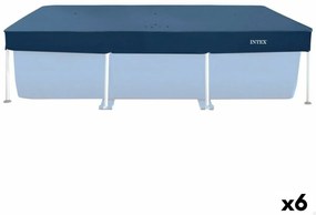Покривало за плувен басейн Intex Морско син 260 x 30 x 160 cm Квадратен (6 броя)