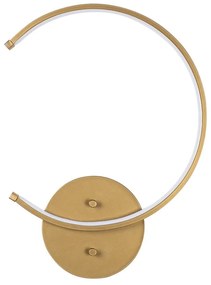 LED стенна лампа в златист цвят ø 10 cm Moon – Opviq lights