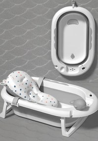 Сгъваема бебешка вана VAIANA PREMIUM с възглавница - повече цветове Бежово