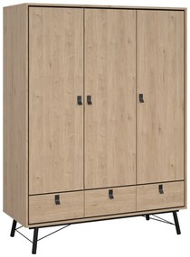 Гардероб с дъбов декор в естествен цвят 150x200 cm Ry - Tvilum