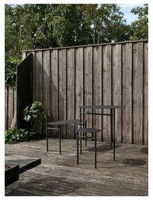 Черен метален стол Disc – Zone