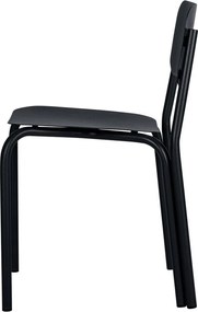 Черен градински стол метален Kei – noo.ma