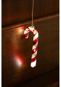 Червена висяща коледна светлинна украса ø 1,5 cm Hannah – Sirius