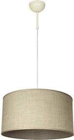 Пендел САМИ МАКИАТО - цилиндър ø400, h=200, крем, 1xE27