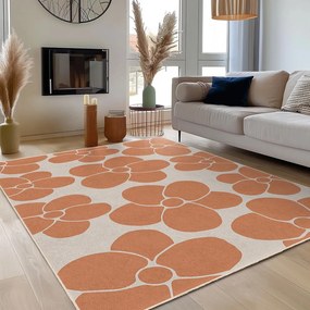 Оранжева пътека подходяща за пране 80x200 cm Orange Meadow – Mila Home