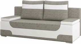 Разтегателен диван Aria-White - Gray