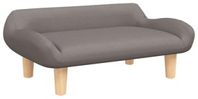 3196347 vidaXL Детски диван, таупе, 70x40x24 см, текстил