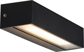 Модерен аплик черен с LED IP65 - Steph