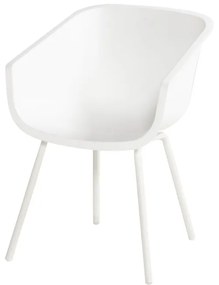 Бели пластмасови градински столове в комплект от 2 броя Amalia Alu Rondo - Hartman