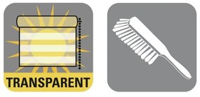 Кафяво-сива ролетна щора ден и нощ 97x150 cm Zebra Silvalin – Gardinia