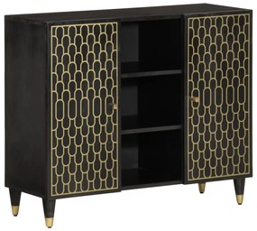 Sonata H Страничен шкаф 90x33x75 см манго масивно дърво