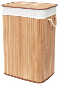 Бамбуков кош за пране в естествен цвят 78 л Bamboo – Compactor