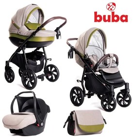 Бебешка количка 3в1 Estilo BUBA - зелена