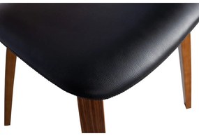 Трапезен стол от орех с тапицерия от изкуствена кожа Classic - vtwonen