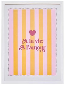 Постер с рамка atmosphera Amour Chéri, 30x40 см