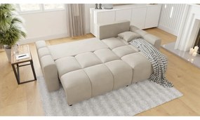 Бежов ъглов диван (променлив) Luki – Ropez