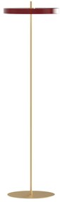 Червена LED затъмняваща се подова лампа с метален абажур (височина 151 cm) Asteria Floor – UMAGE