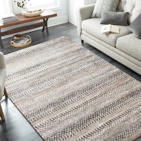 Качествен килим с абстрактен десен в естествени нюанси Ширина: 120 см | Дължина: 170 см