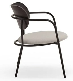 Черно-сив трапезен стол в декор от пепел Eclipse - Teulat