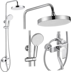 Комплект за душ REA BLOOM WHITE CHROME