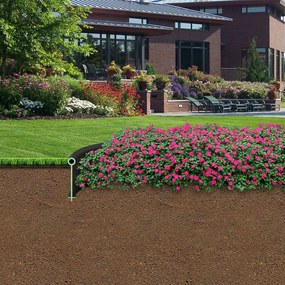 Разделител за трева PP TERRA COUNTRY LINE, кафяво, H10 cm x L6 m