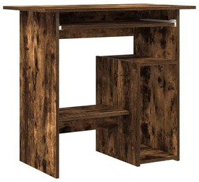 815477 vidaXL Бюро, опушен дъб, 80x45x74 см, инженерно дърво