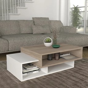 Меламиново кафе маса Tab в бяло - кордоба цвят 105x60x32см.