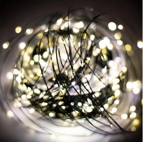 LED външна гирлянда 1500xLED/230V 8 функции 153 m IP44 топла бяла + с дистанционно управление