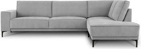 Сив ъглов диван (десен ъгъл/L форма) Copenhagen – Scandic