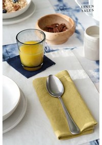 Бяла ленена подложка, 35 x 45 cm - Linen Tales