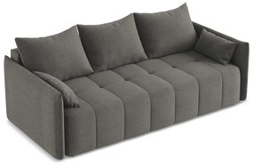 Тъмносив разтегателен диван с място за съхранение 225 cm Moku – Makamii