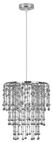 Висяща лампа в сребристо ø 22,5 cm Roni - Candellux Lighting