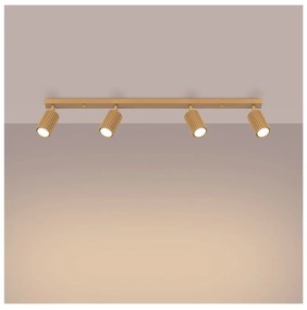 Прожектор в златист цвят 6,5x81 cm Gleam – Sollux