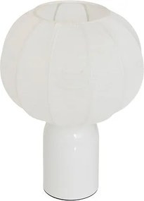 Настолна лампа atmosphera Tobie, Mетал, Бял, 33 cm