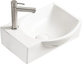 Mexen Mista настолна мивка дясна 40 x 28 см, бяла - 22174000R