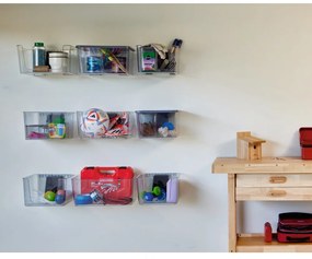 Кутия за съхранение на закрито с капак от рециклирана пластмаса iD Wallspace - iDesign