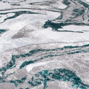 Сив/тюркоаз килим 240x340 cm Marbled – Flair Rugs
