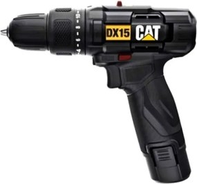 Акумулаторна бормашина CAT DX15.1, Li-ion, 12V, 10mm, 30 Nm с батерия и зарядно