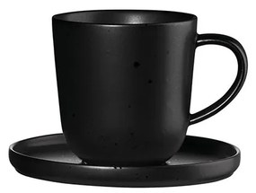 Asa - Чаша с чиния Coppa kuro 0,08л черно - 19011190