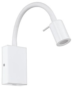 Eglo 96566 - LED Стенна Точково осветително тяло TAZZOLI 1xLED/3,5W/230V бяла