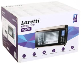 Мини фурна Laretti LR-EC3908, 2000 W, 45 л, 230C, Грил, Конвекция, LCD дисплей, Бронзов