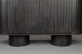 Тъмнокафяво шкафче от масивно манго 110x80x40 cm Kenji – Dutchbone