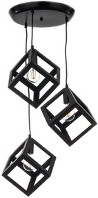 Плафон InLight 4400-3 3-лампи-Black