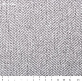 Светлосиво тапицирано двойно легло с място за съхранение и решетка 160x200 cm Arendal - Cosmopolitan Design