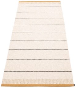 Пътека за открито и закрито в цвят жълта охра и крема 85x200 cm Belle Ochre – Pappelina