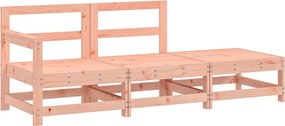 825525 vidaXL Градински комплект, 3 части, дугласко дърво масив