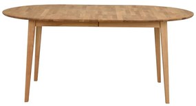 Овална дъбова сгъваема маса за хранене , 170 x 105 cm Filippa - Rowico