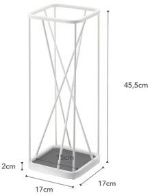 Бяла стойка за чадъри Square - YAMAZAKI