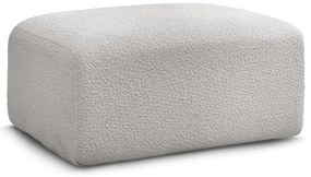 Светлосива табуретка от букле Tina – Bobochic Paris